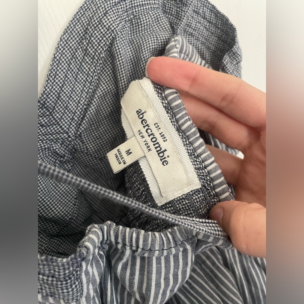 Y2K Abercrombie Stripe Cotton Tunic Sundress - Picture 7 of 10